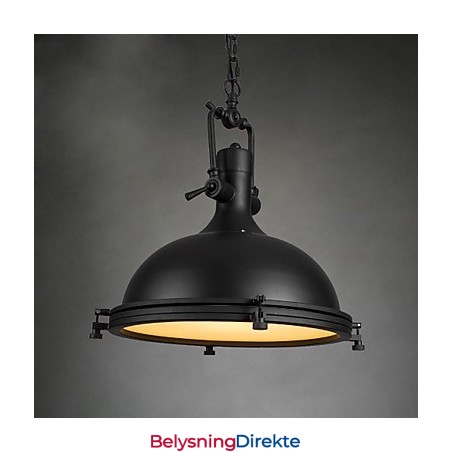 Industriell Enkel Pendellampe Dekorerer Loftsstil Vintage Metalldråpelampe