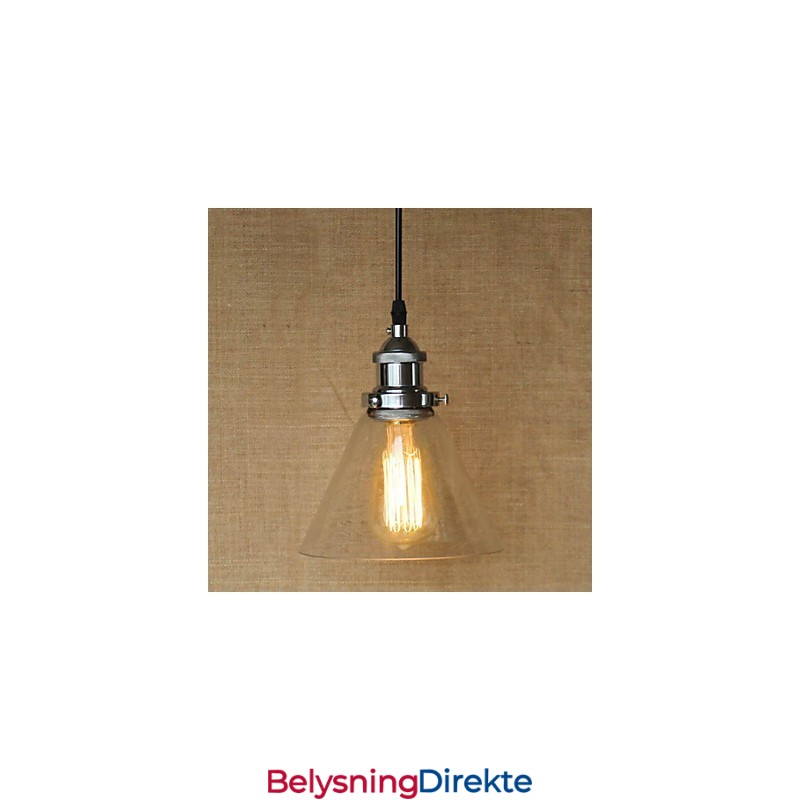 Tradisjonell Klassisk Vintage Retro Landlig Globeformet Pendellampe