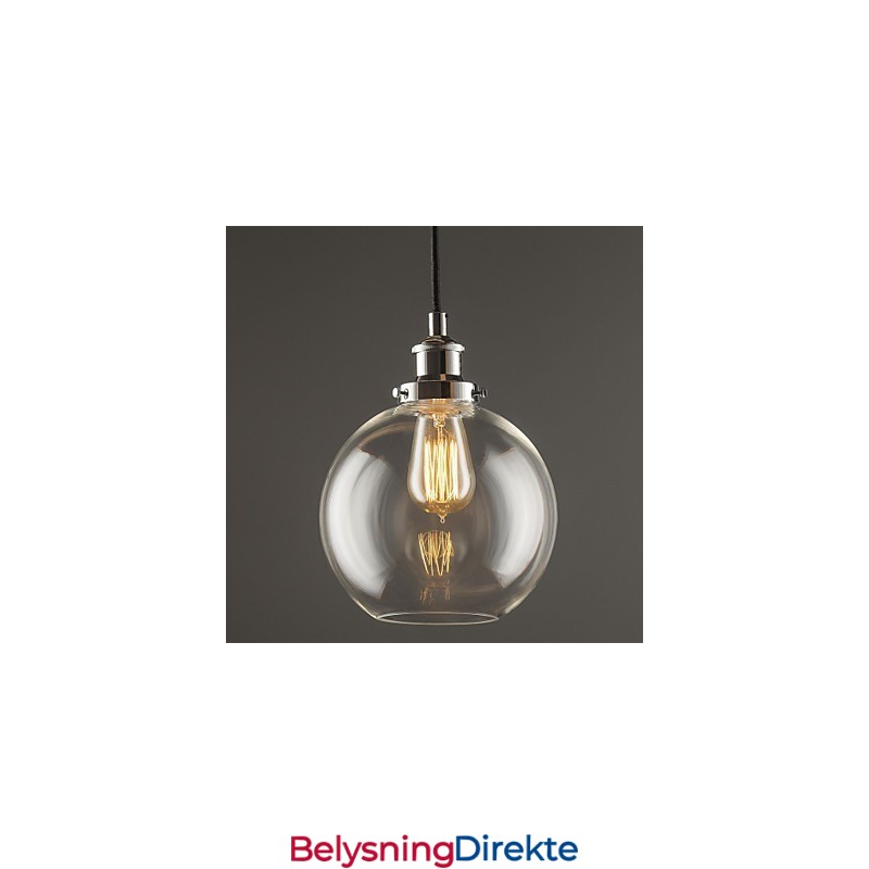 Tradisjonell Klassisk Vintage Retro Landlig Globeformet Pendellampe