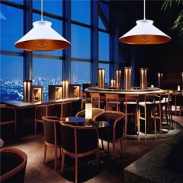 Tradisjonell Vintage Retro Mini-Stil Maleri Metall Pendellampe