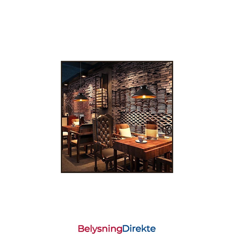 Tradisjonell Vintage Retro Mini-Stil Maleri Metall Pendellampe