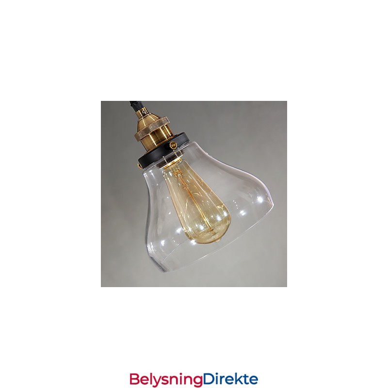 Tradisjonell Klassisk Vintage Retro Landlig Globeformet Pendellampe