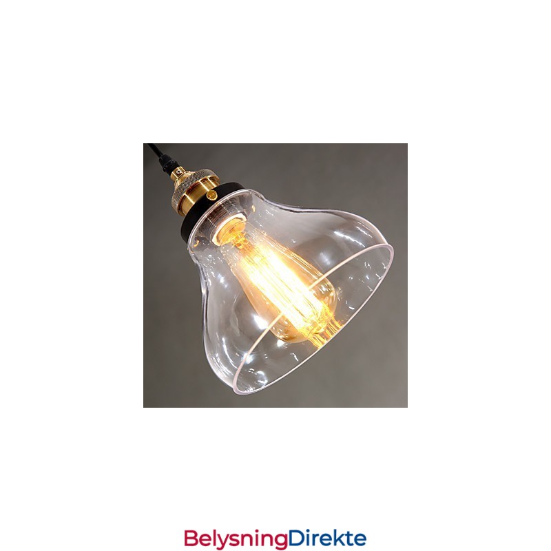 Tradisjonell Klassisk Vintage Retro Landlig Globeformet Pendellampe