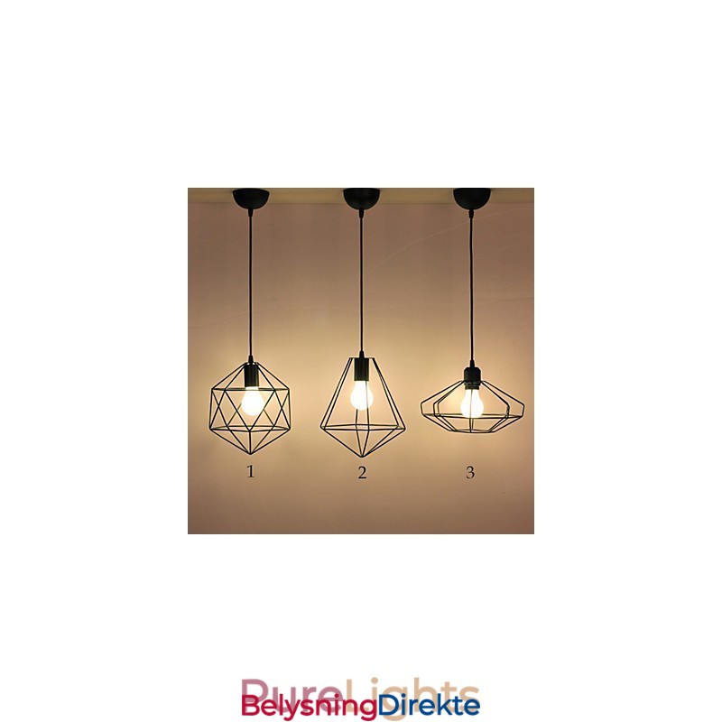 Metall Pendellampe Fra Country Designers