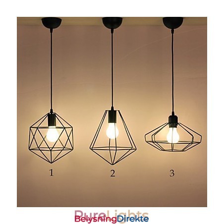 Metall Pendellampe Fra Country Designers