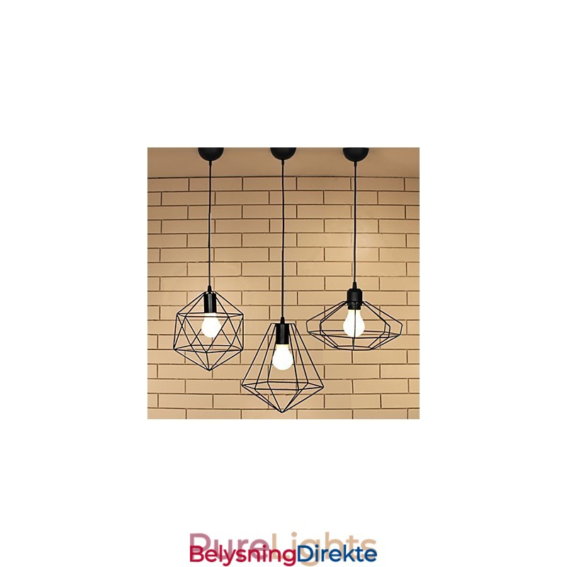 Metall Pendellampe Fra Country Designers