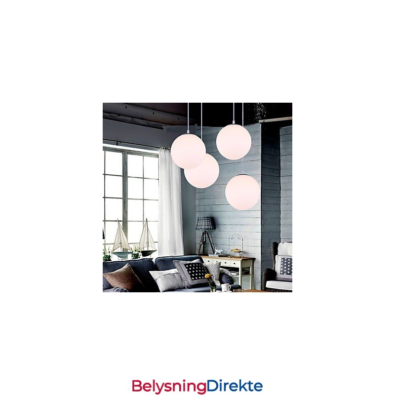 1 Lys Moderne Glass Pendellampe