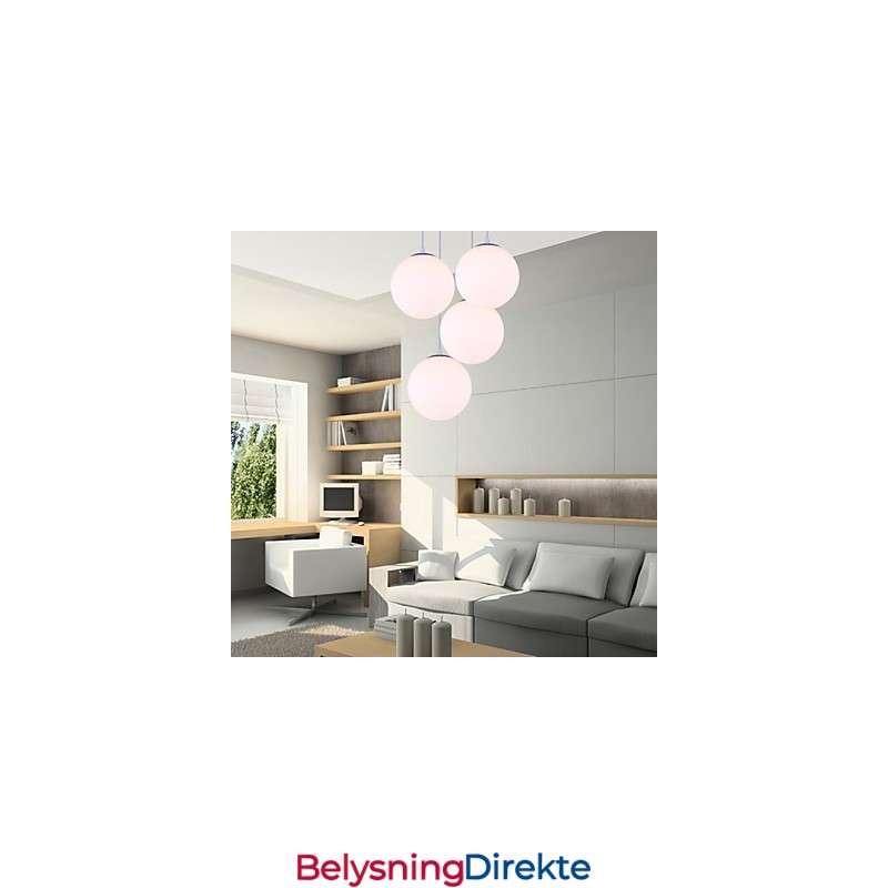 1 Lys Moderne Glass Pendellampe