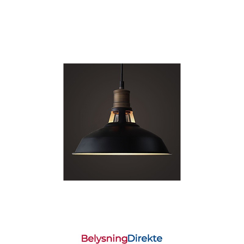 Industriell Vintage Mini Metall Pendellampe 1 Lyspære Flerfarget Valgfritt