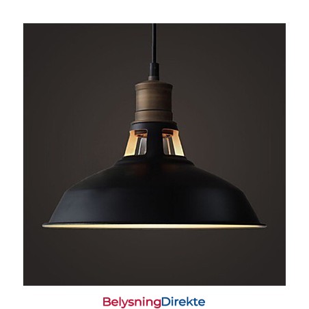 Industriell Vintage Mini Metall Pendellampe 1 Lyspære Flerfarget Valgfritt