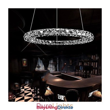 Krystall Pendellampe Moderne Enkel D40Cm Tre Sider K9 Krystall Innendørs Taklamper Lampearmaturer