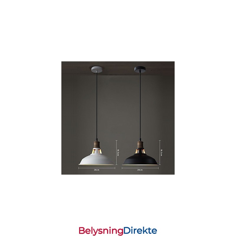 Industriell Vintage Mini Metall Pendellampe 1 Lyspære Flerfarget Valgfritt