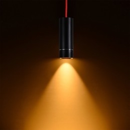 Lys Mini Pendellampe Svart Anodisert Med Aluminium