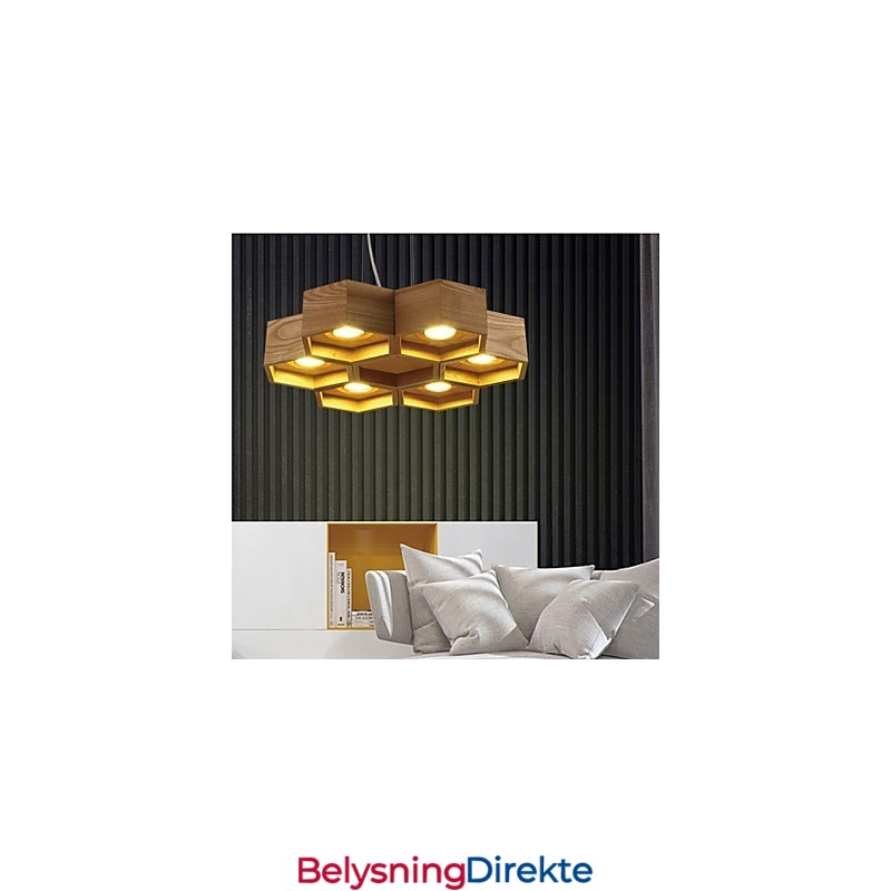 Pendellamper Landlig Tre Bambus