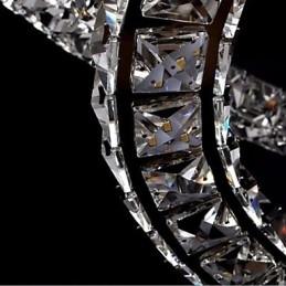 Krystall Pendellampe Moderne Enkel D40Cm Tre Sider K9 Krystall Innendørs Taklamper Lampearmaturer