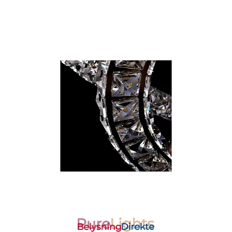 Krystall Pendellampe Moderne Enkel D40Cm Tre Sider K9 Krystall Innendørs Taklamper Lampearmaturer