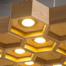 Pendellamper Landlig Tre Bambus