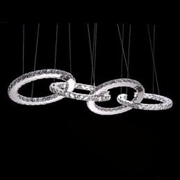 Pendellamper Krystalllampe Moderne Samtids Metall