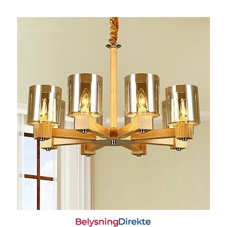 Pendellamper Landlig Tre Bambus