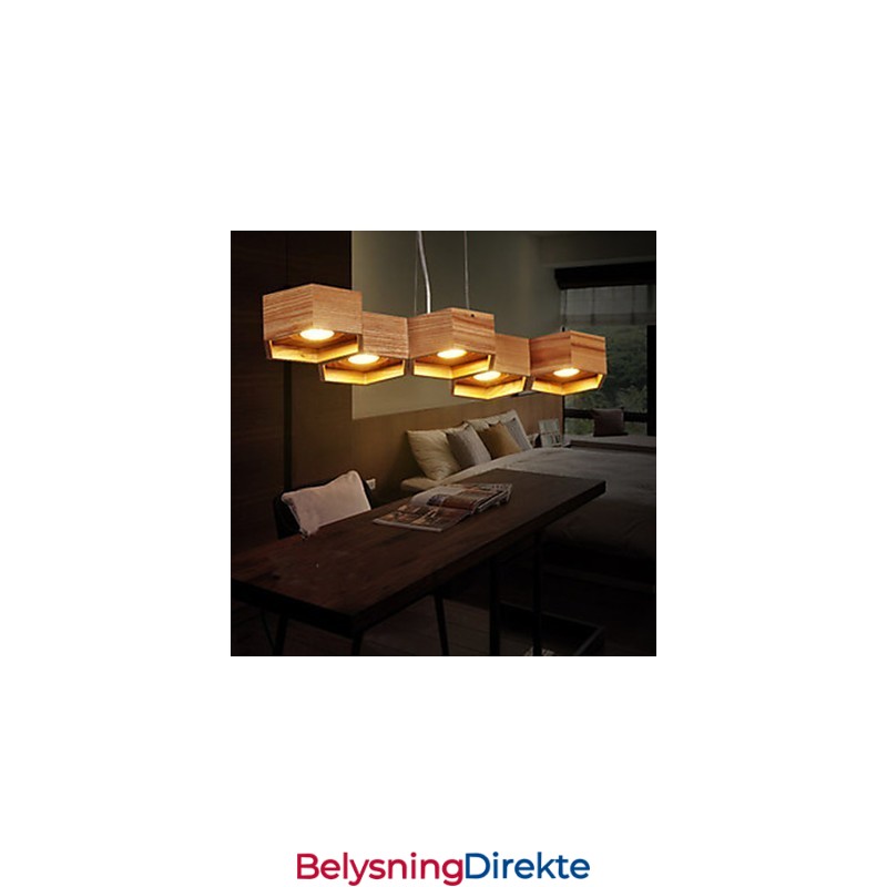 Pendellamper Landlig Tre Bambus