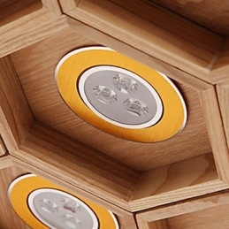 Pendellamper Landlig Tre Bambus