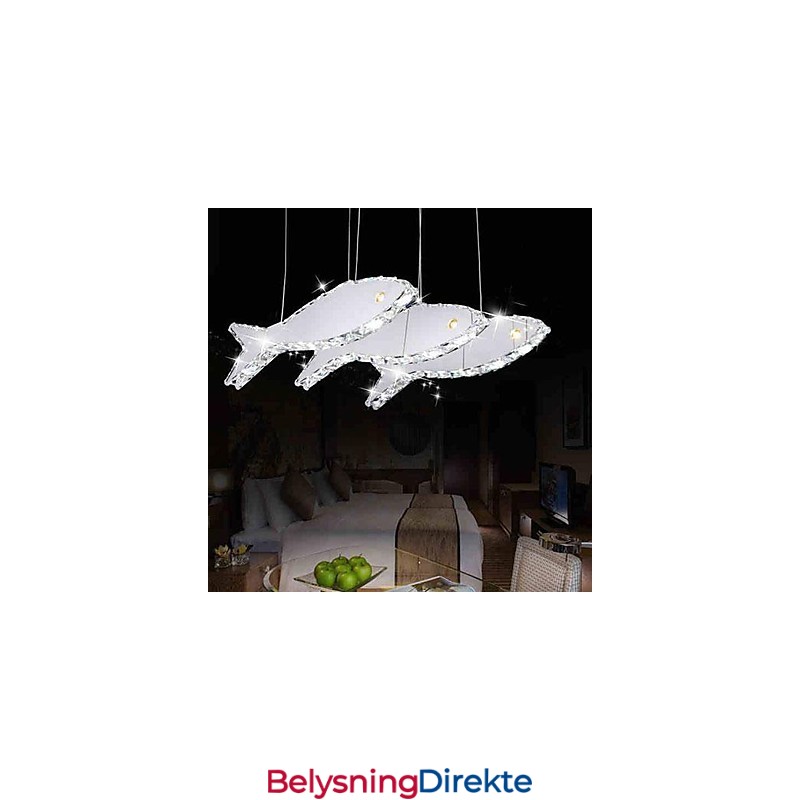 Moderne, Moderne Krystallmetallpendellampe