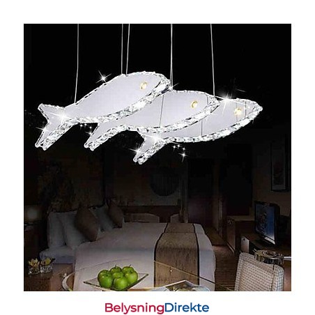 Moderne, Moderne Krystallmetallpendellampe