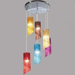 Hode Sylindrisk Rund Lang Aluminium Sylinder Kreative Lamper