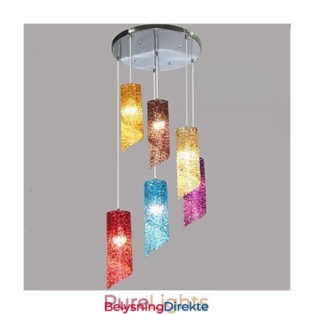 Hode Sylindrisk Rund Lang Aluminium Sylinder Kreative Lamper