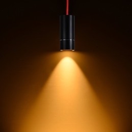 Lys Mini Pendellampe Svart Anodisert Med Aluminium