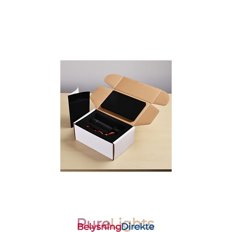 Lys Mini Pendellampe Svart Anodisert Med Aluminium