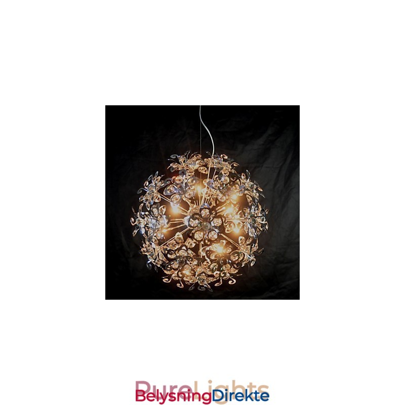 Moderne Og Moderne Krom Krystall Pendellampe