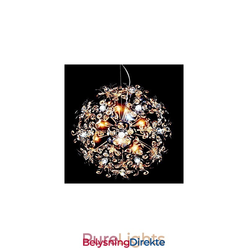 Moderne Og Moderne Krom Krystall Pendellampe