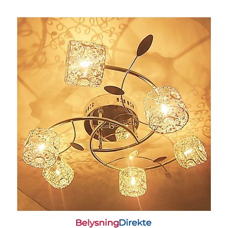 Moderne Samtidskunst Krystall Galvanisert Innfelt Montering