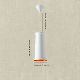 Klassisk Rustikk Vintage Mini-Stil Maleri Metall Pendellampe