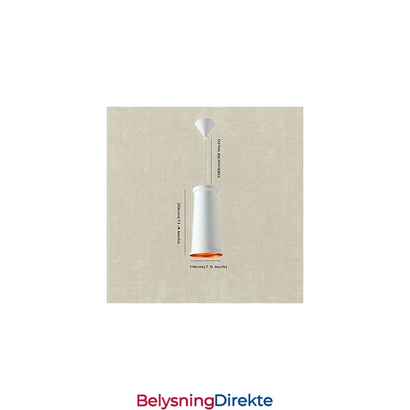 Klassisk Rustikk Vintage Mini-Stil Maleri Metall Pendellampe