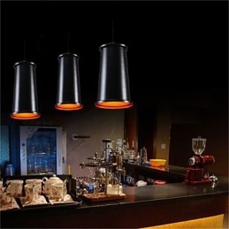 Klassisk Rustikk Vintage Mini-Stil Maleri Metall Pendellampe