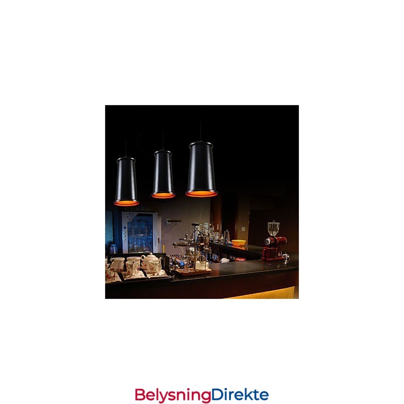 Klassisk Rustikk Vintage Mini-Stil Maleri Metall Pendellampe