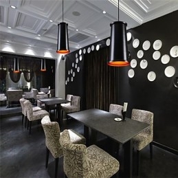 Klassisk Rustikk Vintage Mini-Stil Maleri Metall Pendellampe