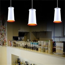 Klassisk Rustikk Vintage Mini-Stil Maleri Metall Pendellampe