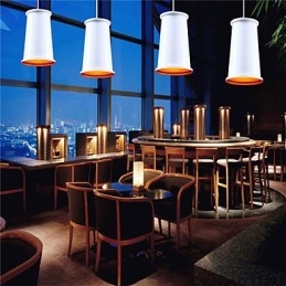 Klassisk Rustikk Vintage Mini-Stil Maleri Metall Pendellampe