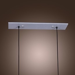 Moderne Glasspendellampe Med 2 Lys I Gjennomsiktig Flaskedesign