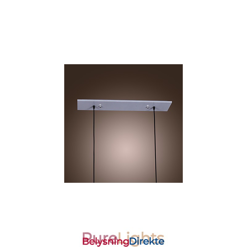 Moderne Glasspendellampe Med 2 Lys I Gjennomsiktig Flaskedesign