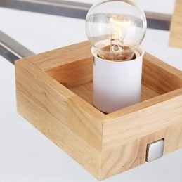 Pendellamper Landlig Tre Bambus