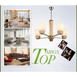 Pendellamper Landlig Tre Bambus