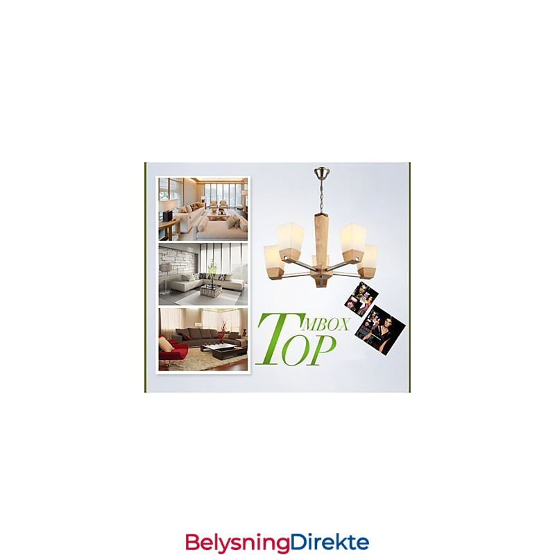 Pendellamper Landlig Tre Bambus