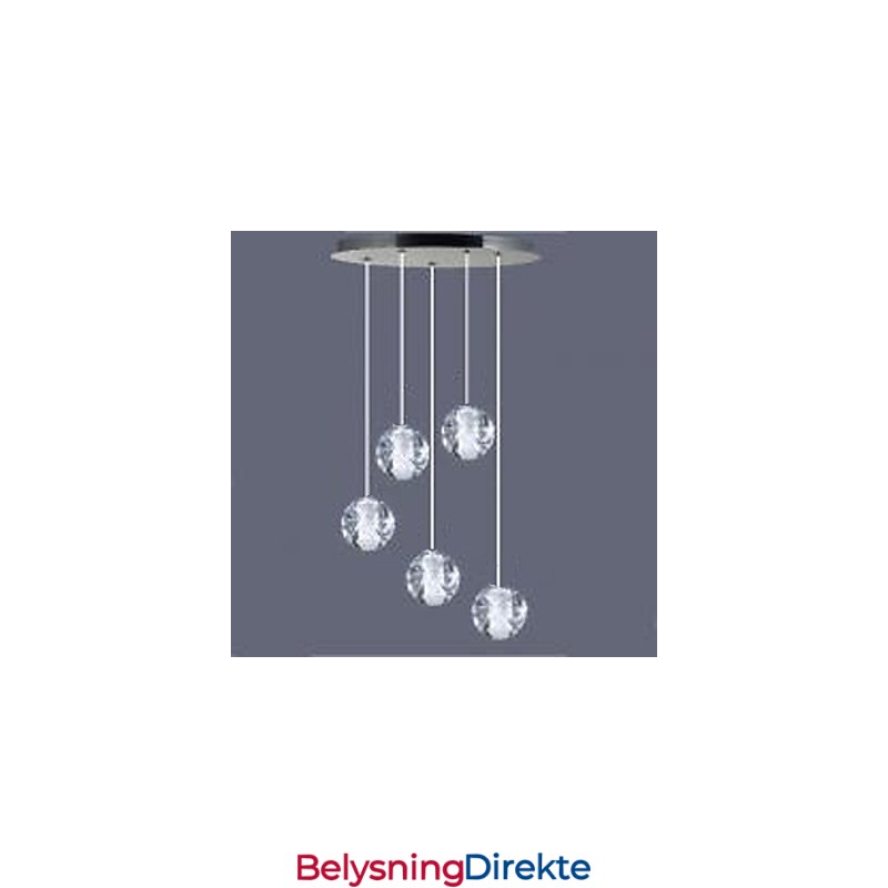 Krystallglasslysekrone Hagl