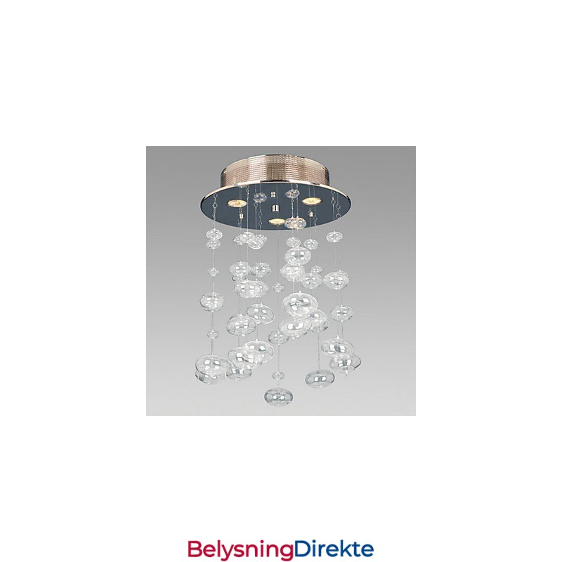 Halvinnfelt Montering Med 3 Lys