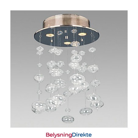 Halvinnfelt Montering Med 3 Lys