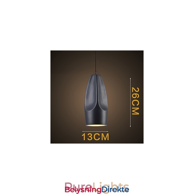 Vintage Retro Mini-Stil Maleri Metall Pendellampe